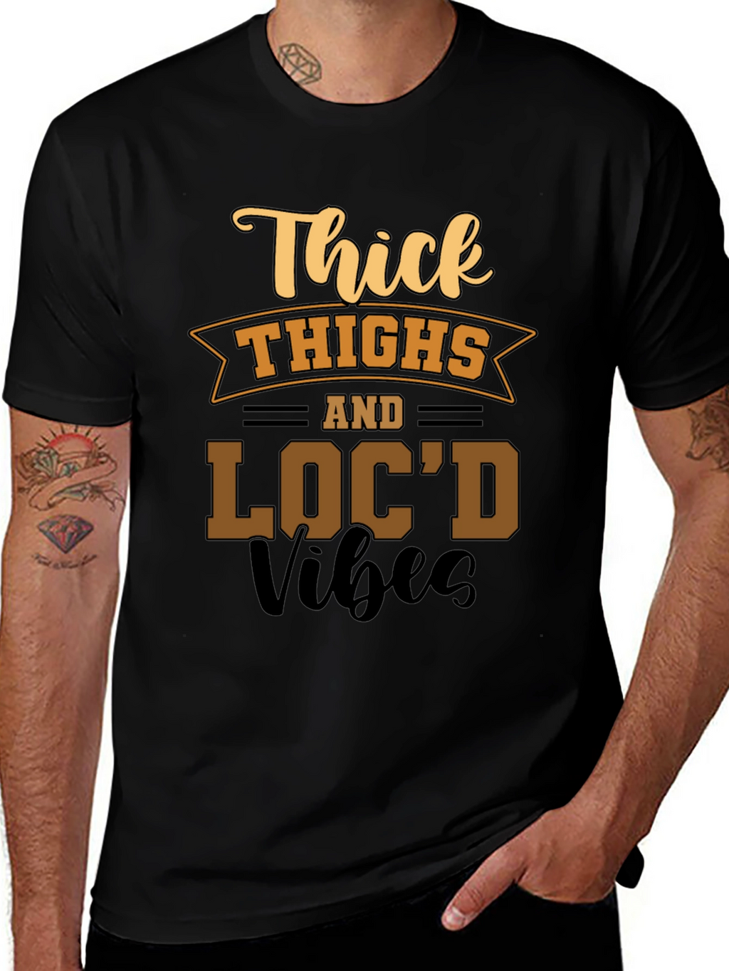 Thick Thighs and Locd Vibes Graphic Tee
