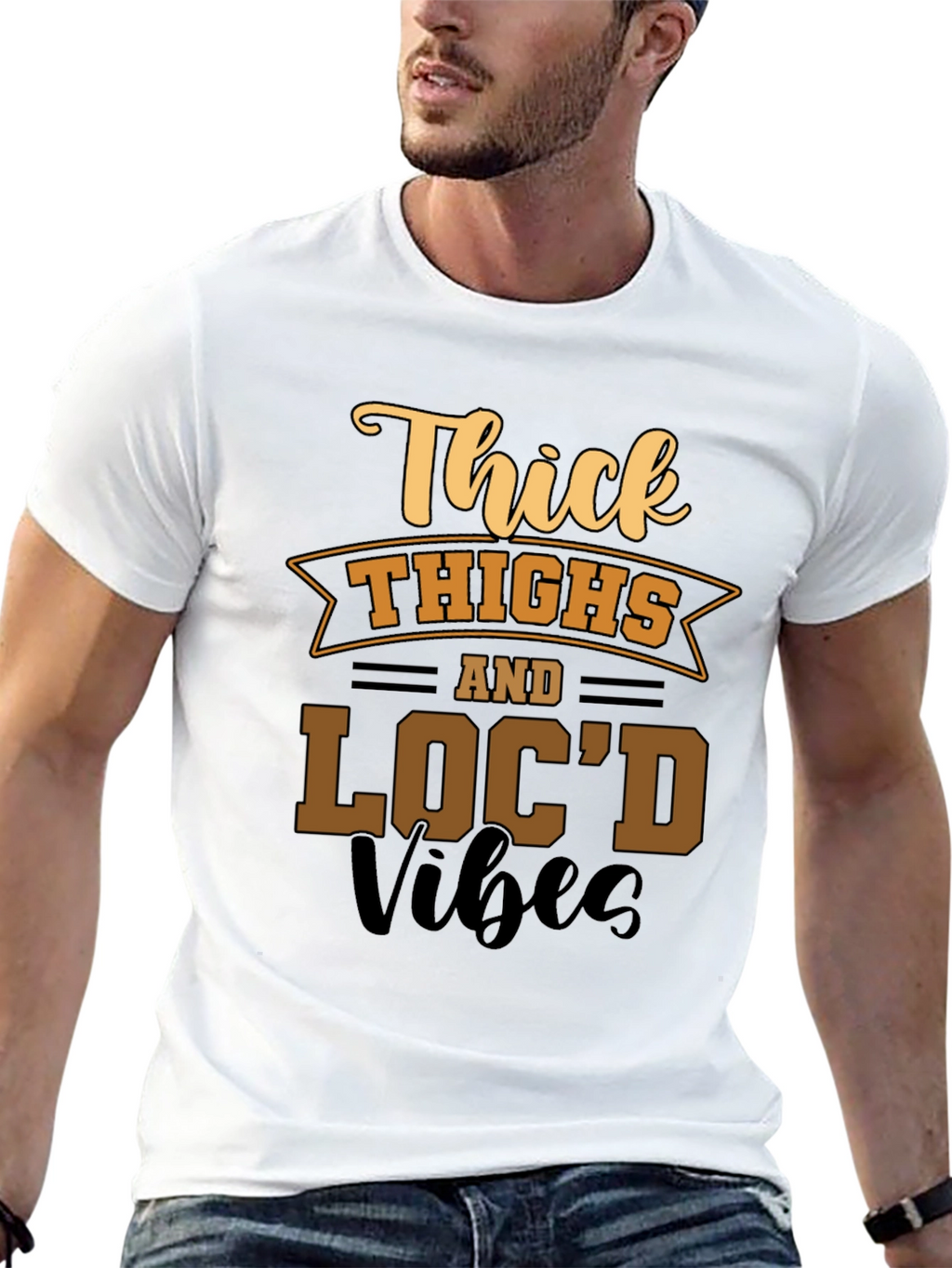 Thick Thighs and Locd Vibes Graphic Tee