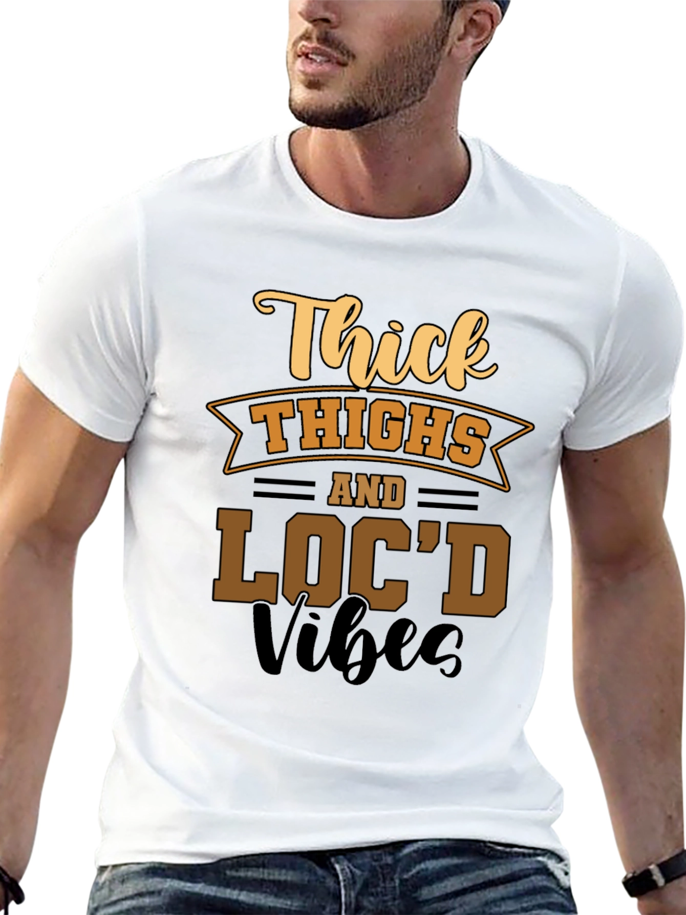 Thick Thighs and Locd Vibes Graphic Tee