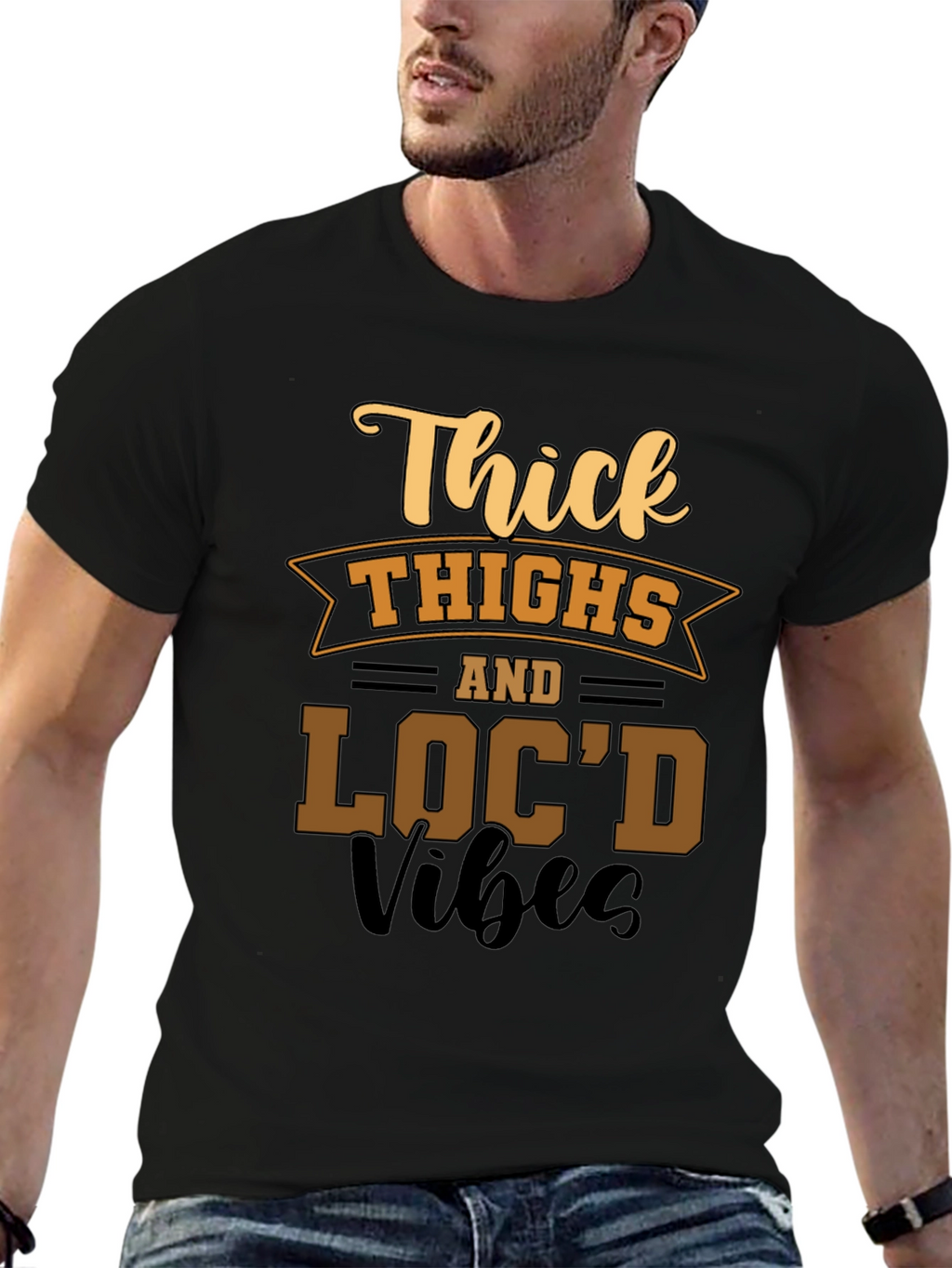 Thick Thighs and Locd Vibes Graphic Tee