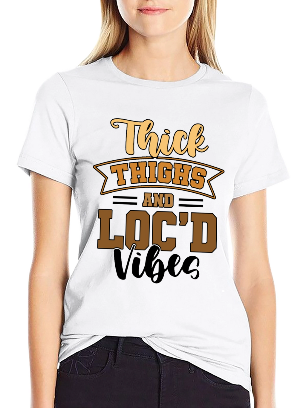 Thick Thighs and Locd Vibes Graphic Tee