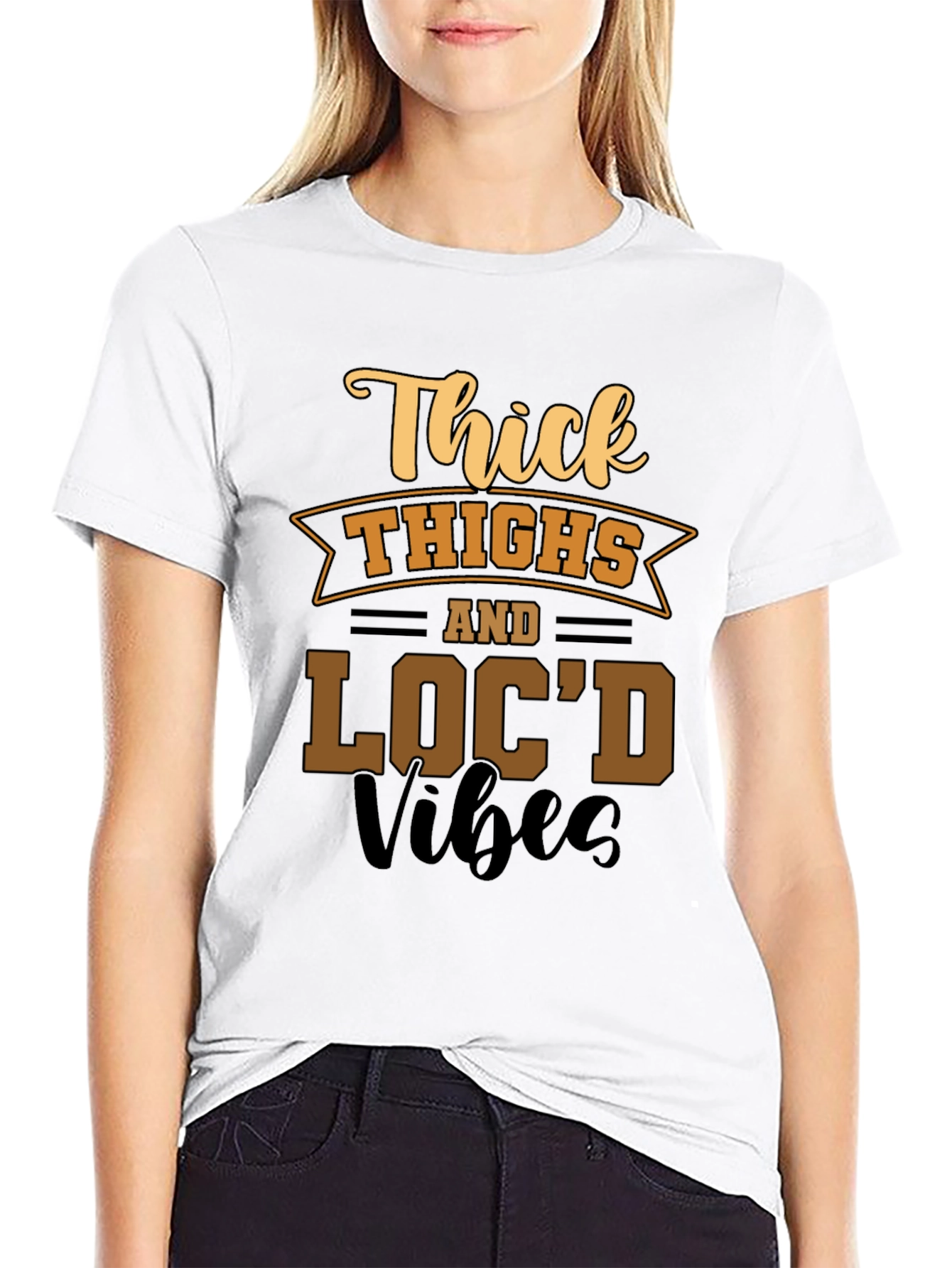 Thick Thighs and Locd Vibes Graphic Tee