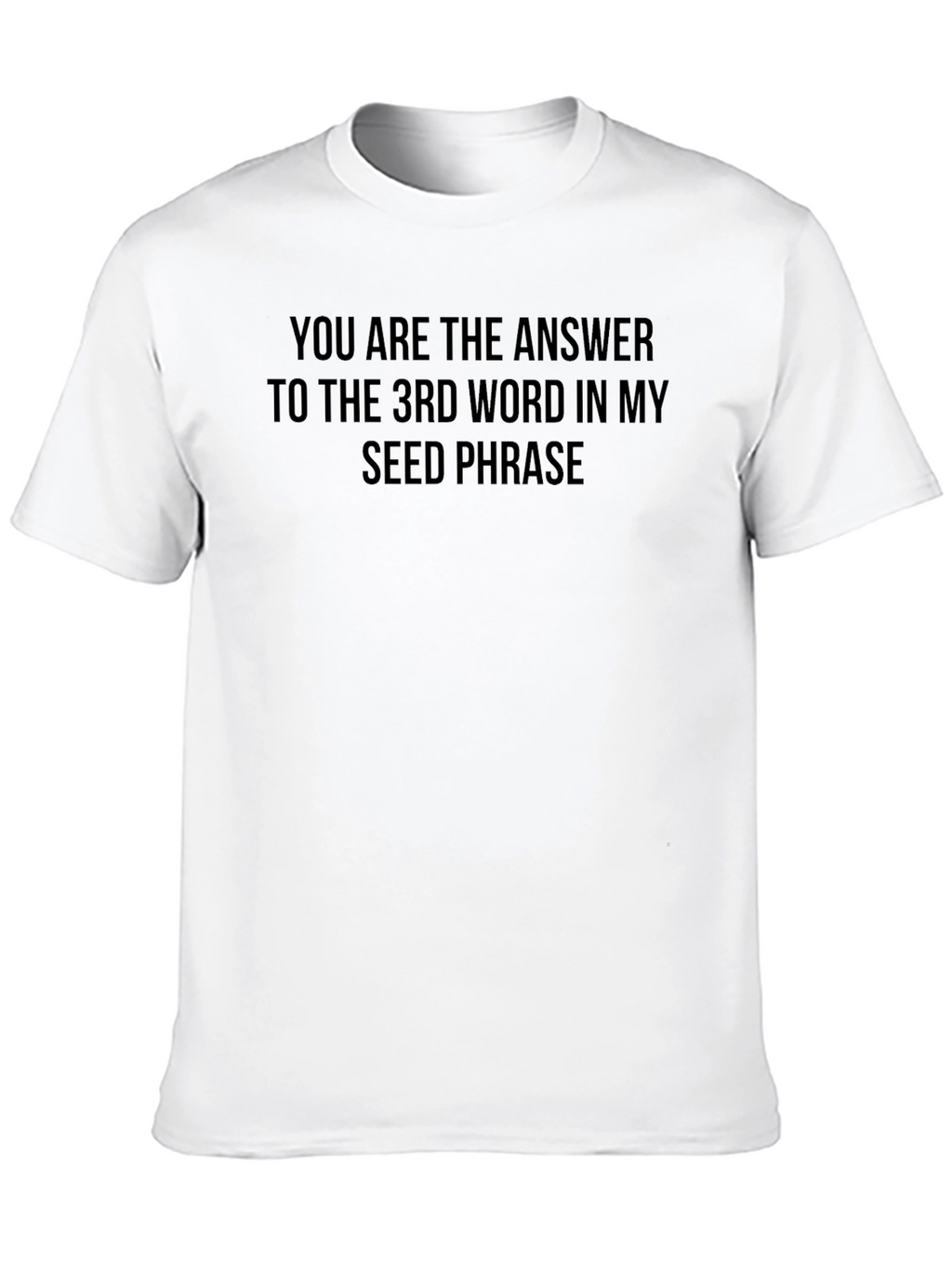 Crypto Seed Phrase T-Shirt