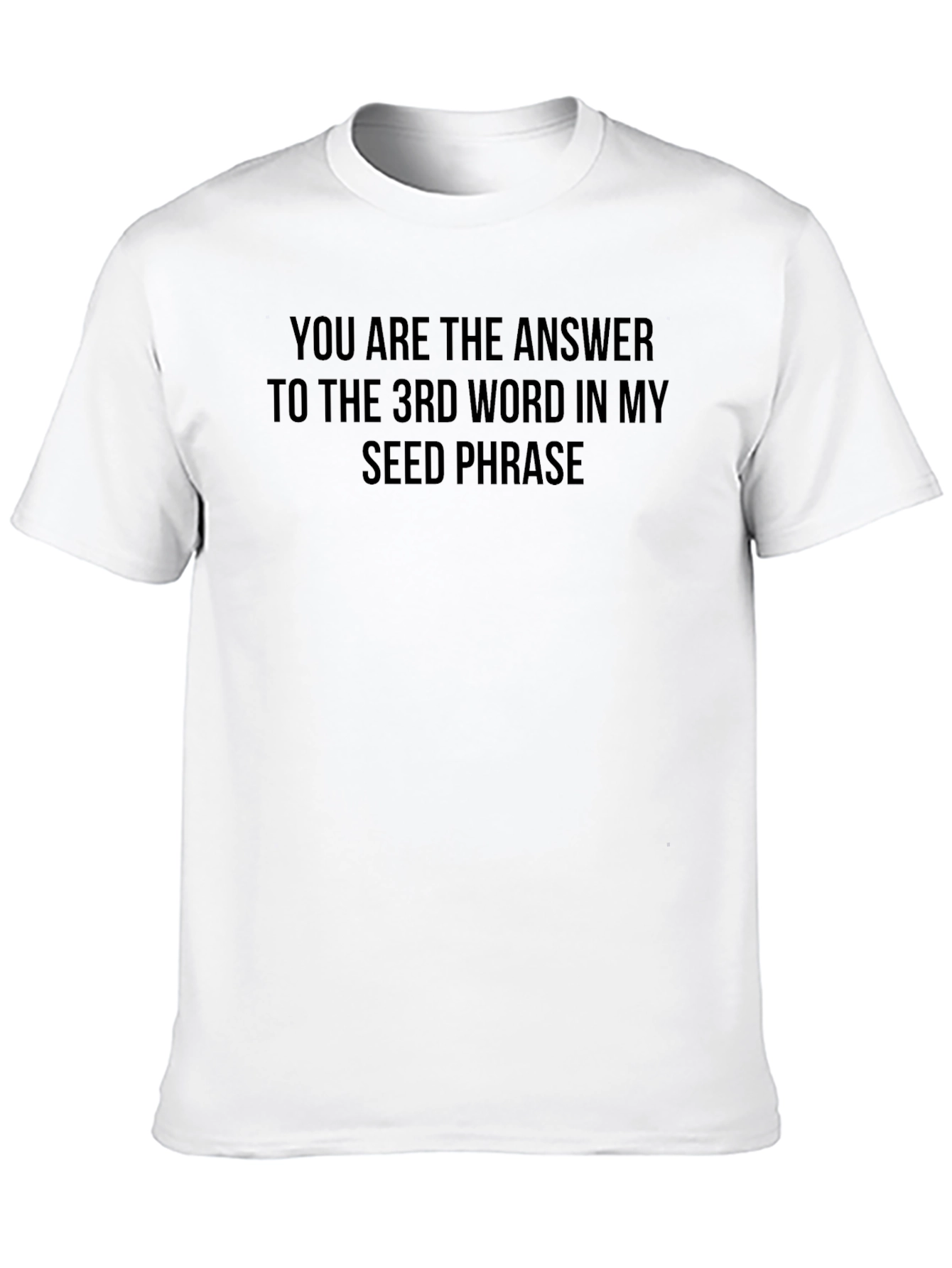 Crypto Seed Phrase T-Shirt