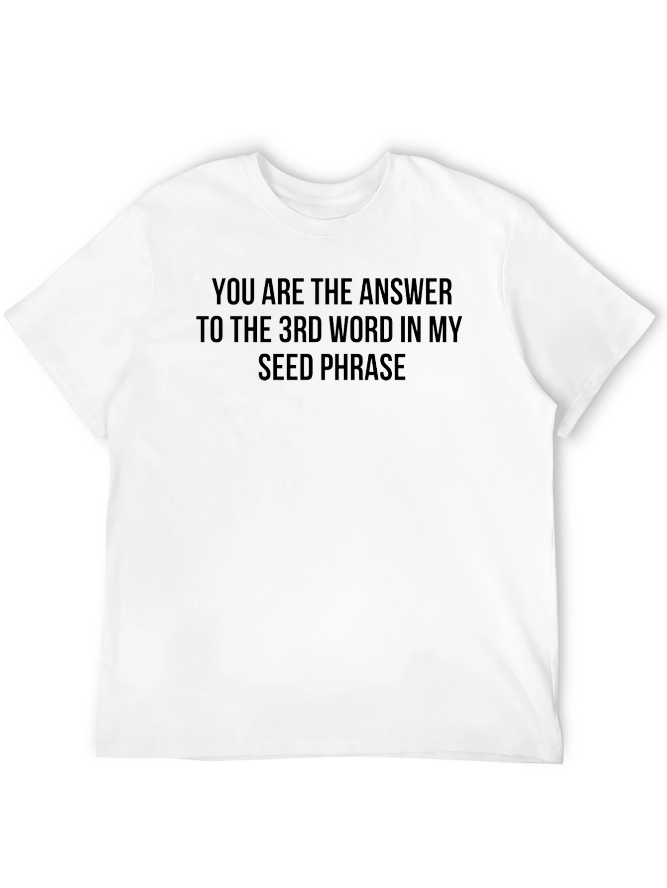 Crypto Seed Phrase T-Shirt