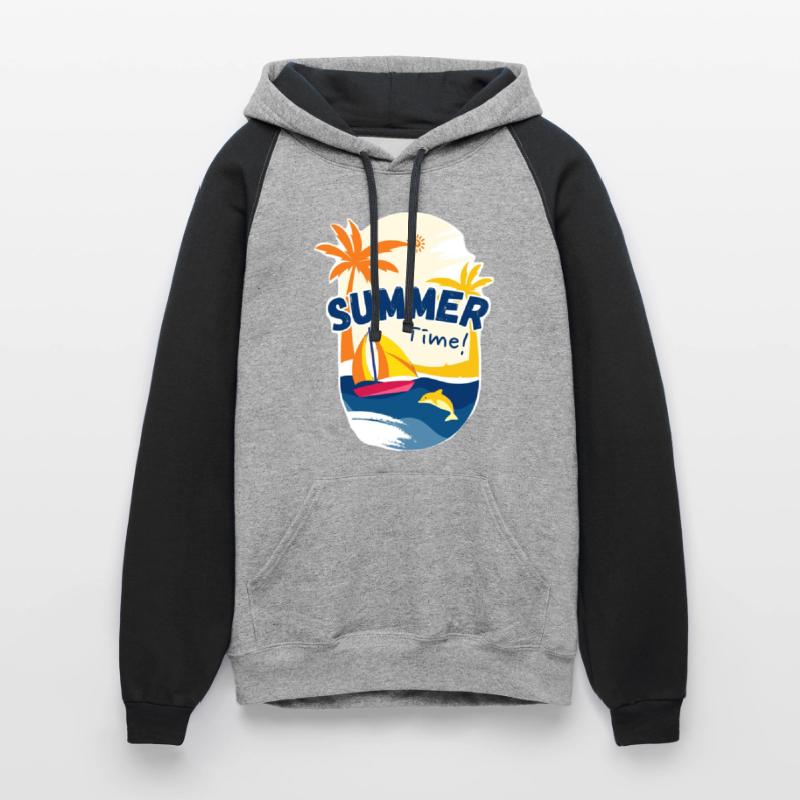 Vibrant Summer Beach Scene Design