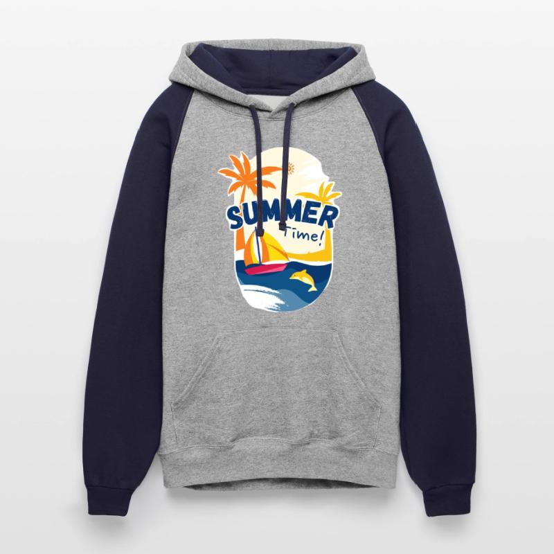 Vibrant Summer Beach Scene Design