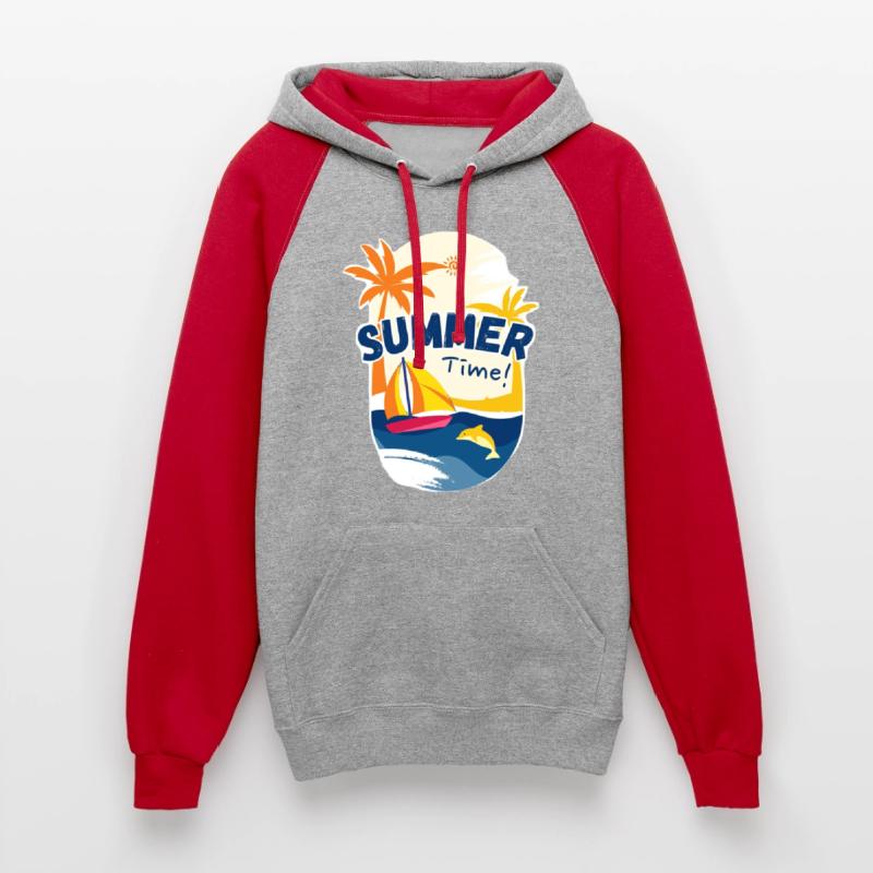 Vibrant Summer Beach Scene Design