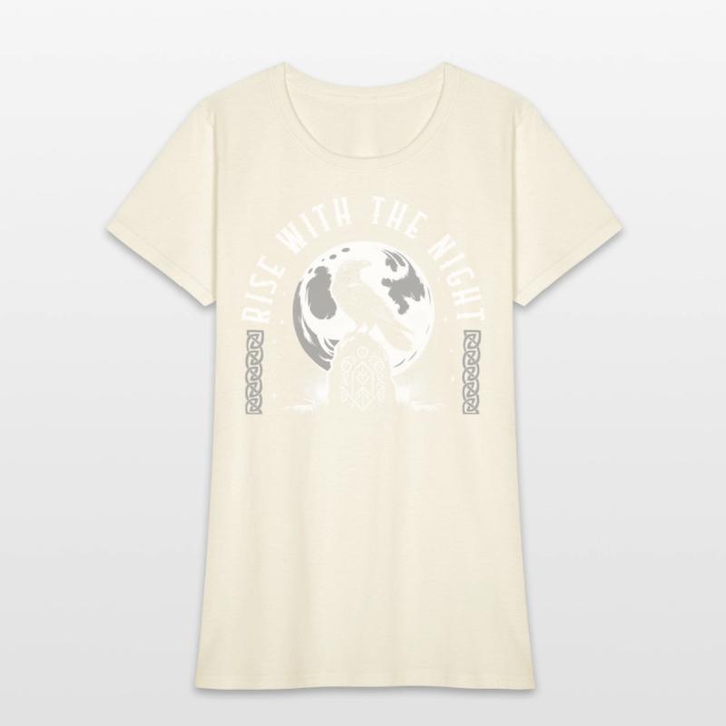 Viking Shirt, Rise With The Night Viking Raven On