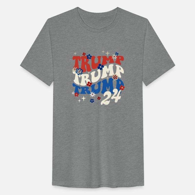 Vintage Retro Flower Trump Trump Trump 2024 For Me