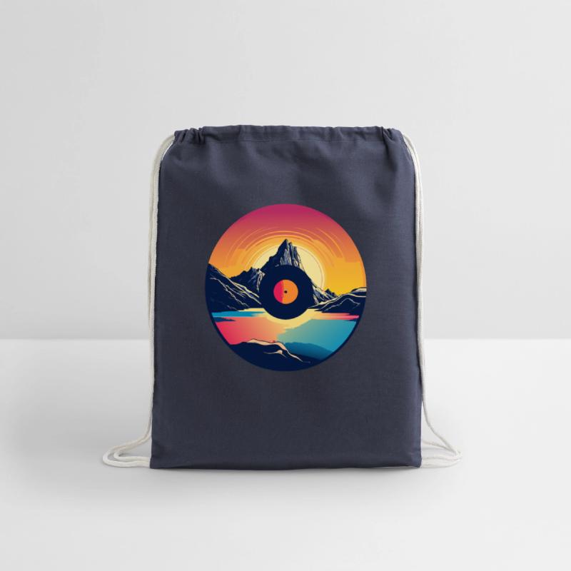 Vinyl Transforms into Mountain Landscape