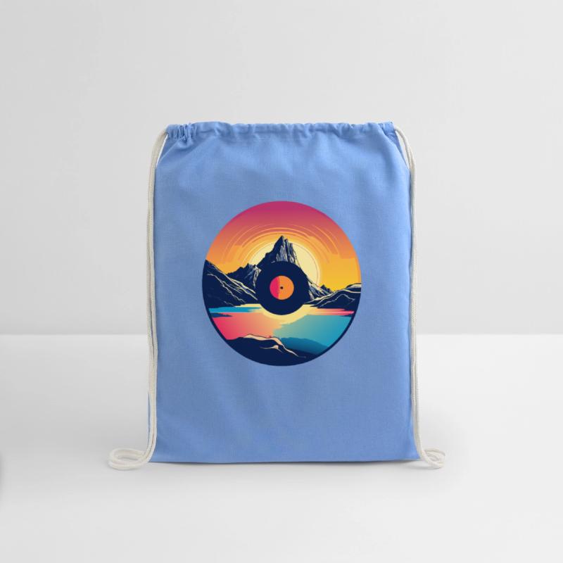 Vinyl Transforms into Mountain Landscape