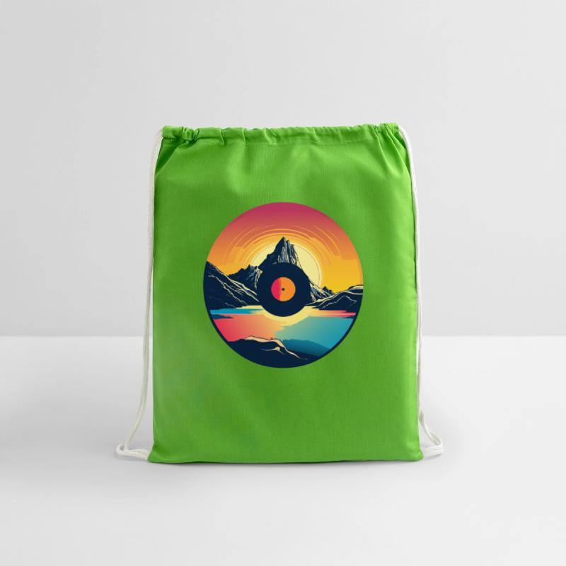 Vinyl Transforms into Mountain Landscape