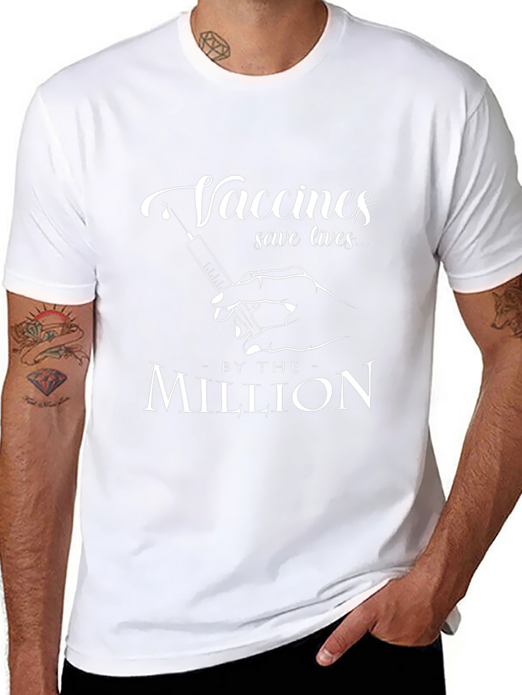 Vaccines Save Lives T-Shirt Pro-Vaccination Tee