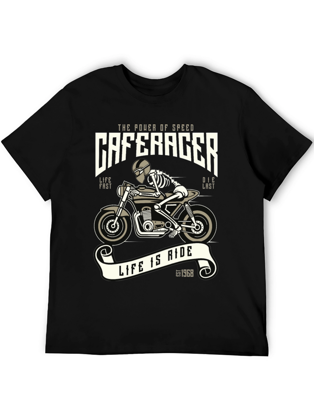 Cafe Racer T-Shirt - Speed and Style