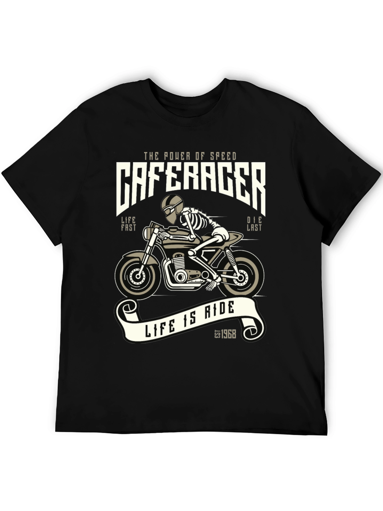 Cafe Racer T-Shirt - Speed and Style