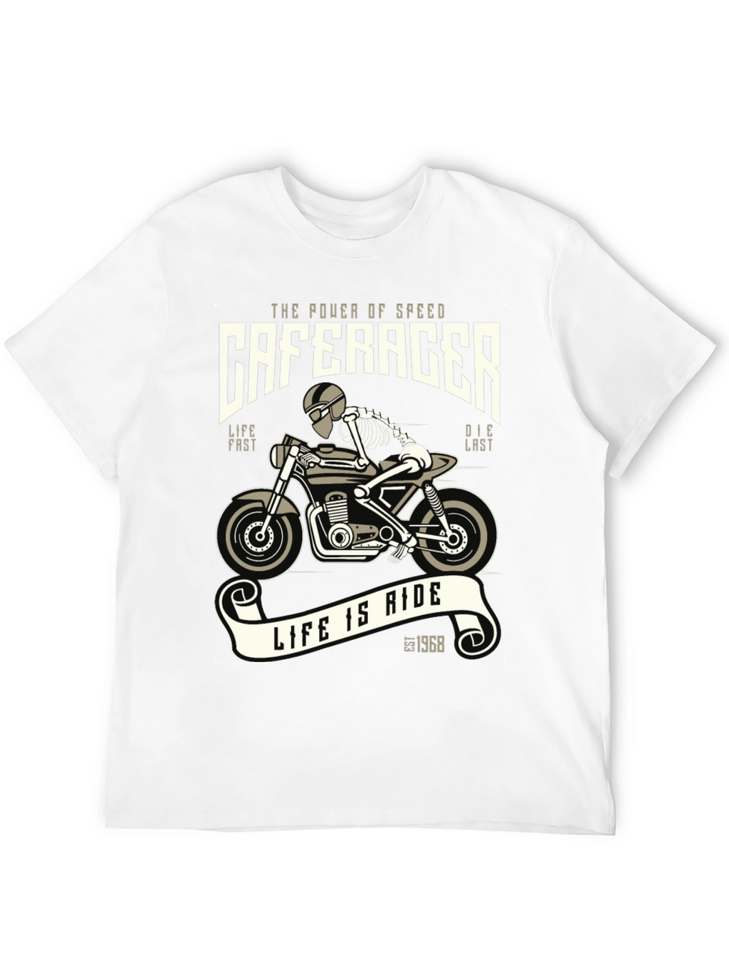 Cafe Racer T-Shirt - Speed and Style