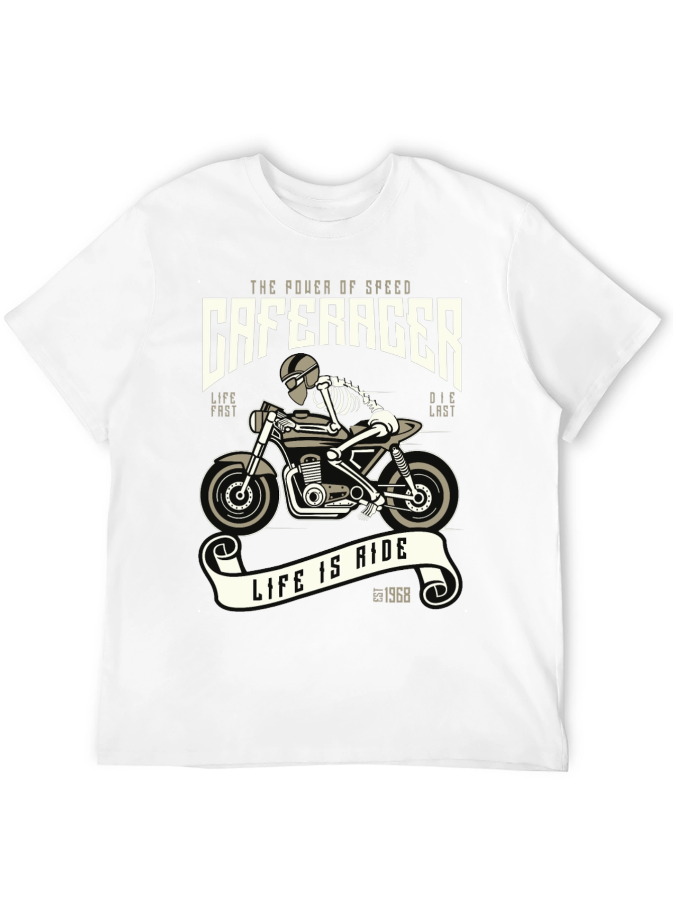 Cafe Racer T-Shirt - Speed and Style