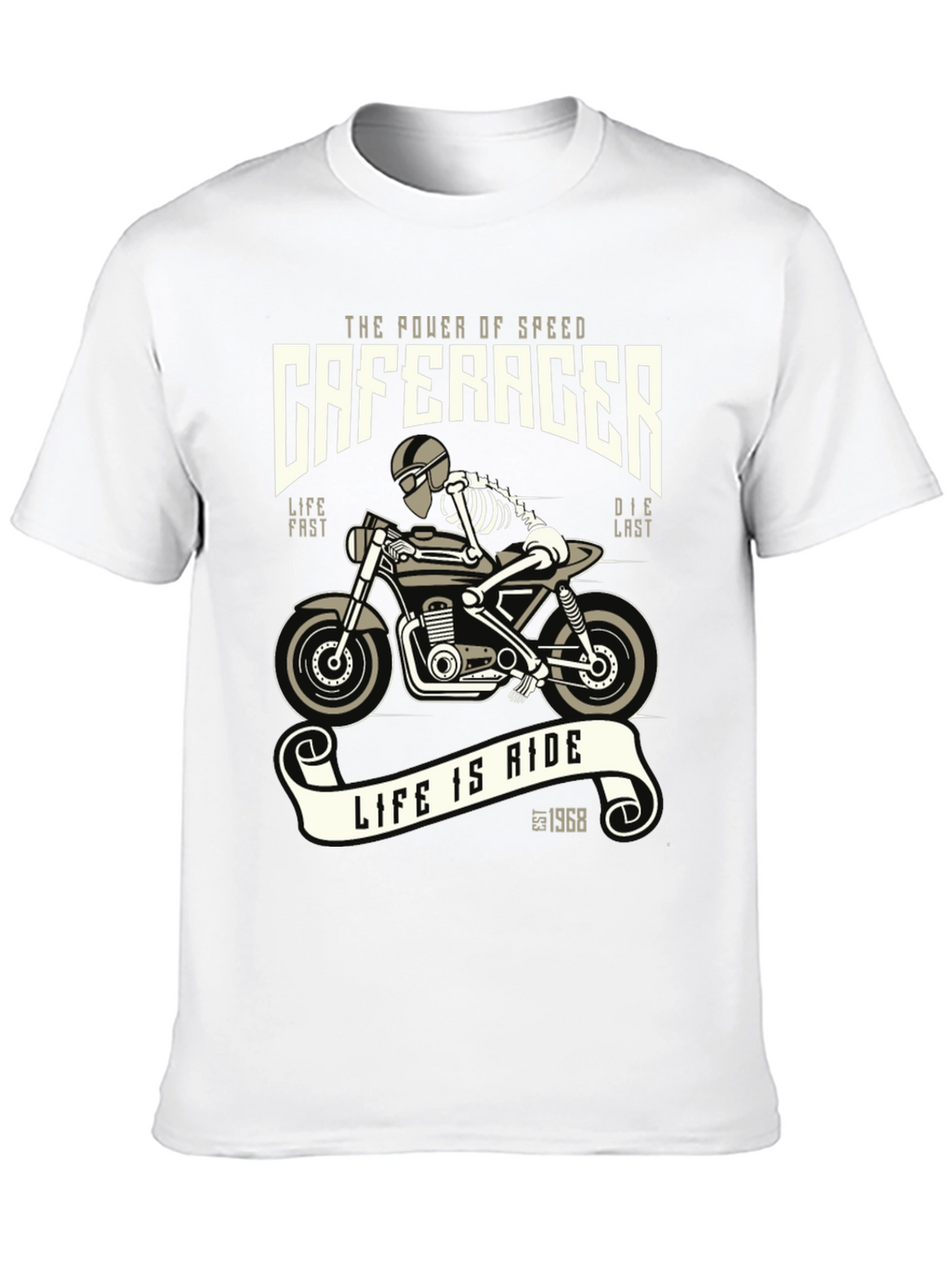 Cafe Racer T-Shirt - Speed and Style