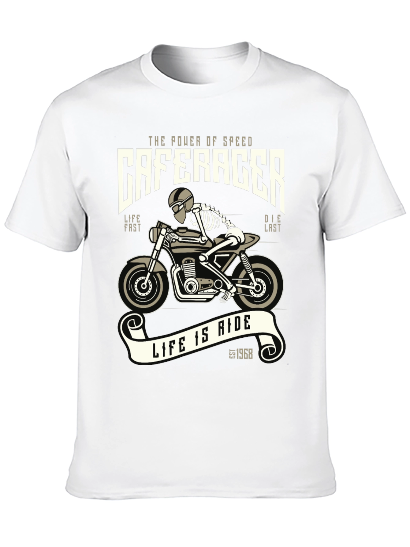 Cafe Racer T-Shirt - Speed and Style