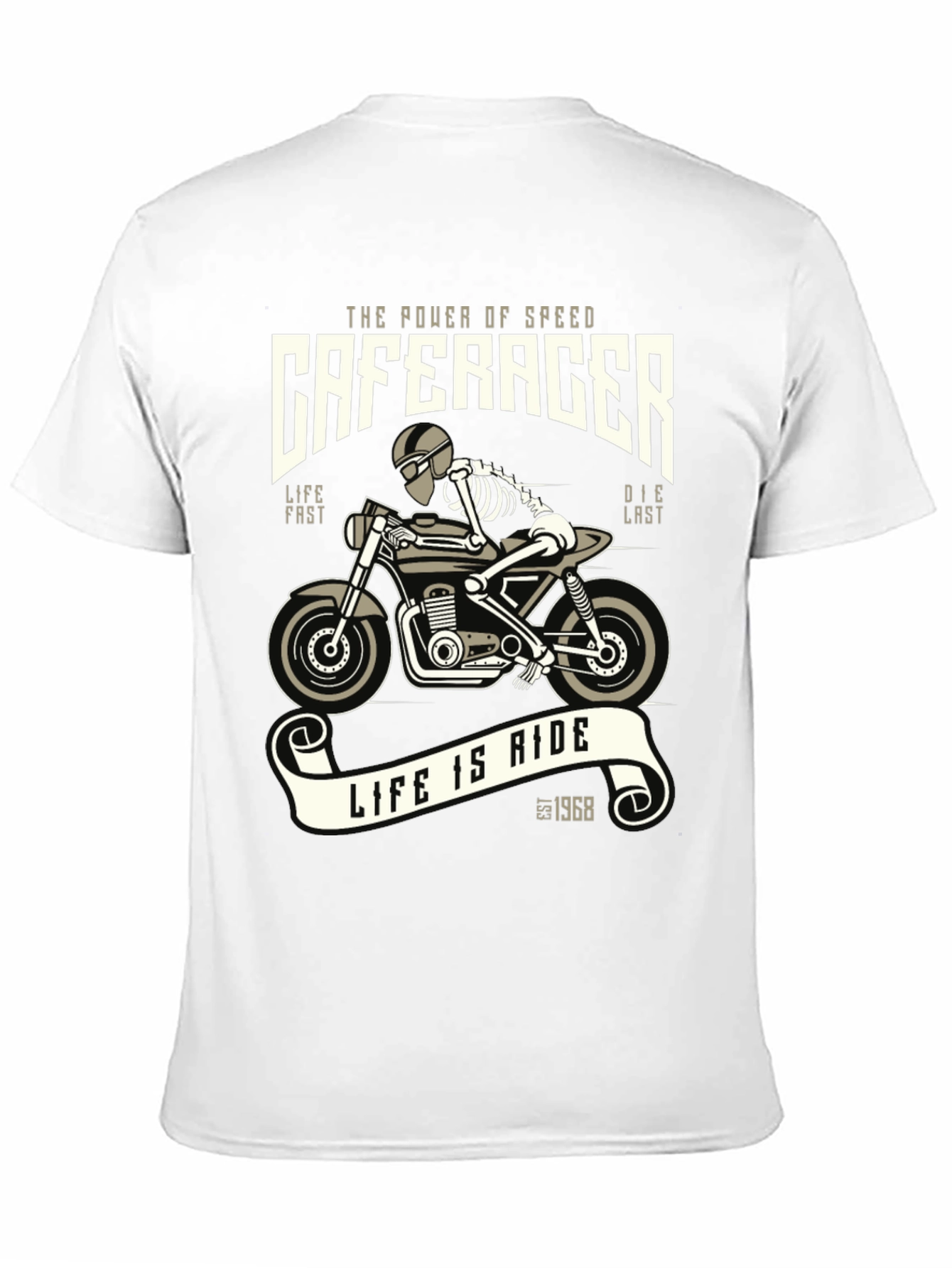 Cafe Racer T-Shirt - Speed and Style
