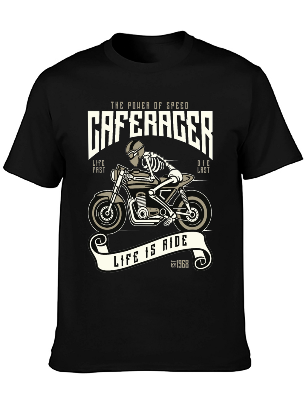 Cafe Racer T-Shirt - Speed and Style