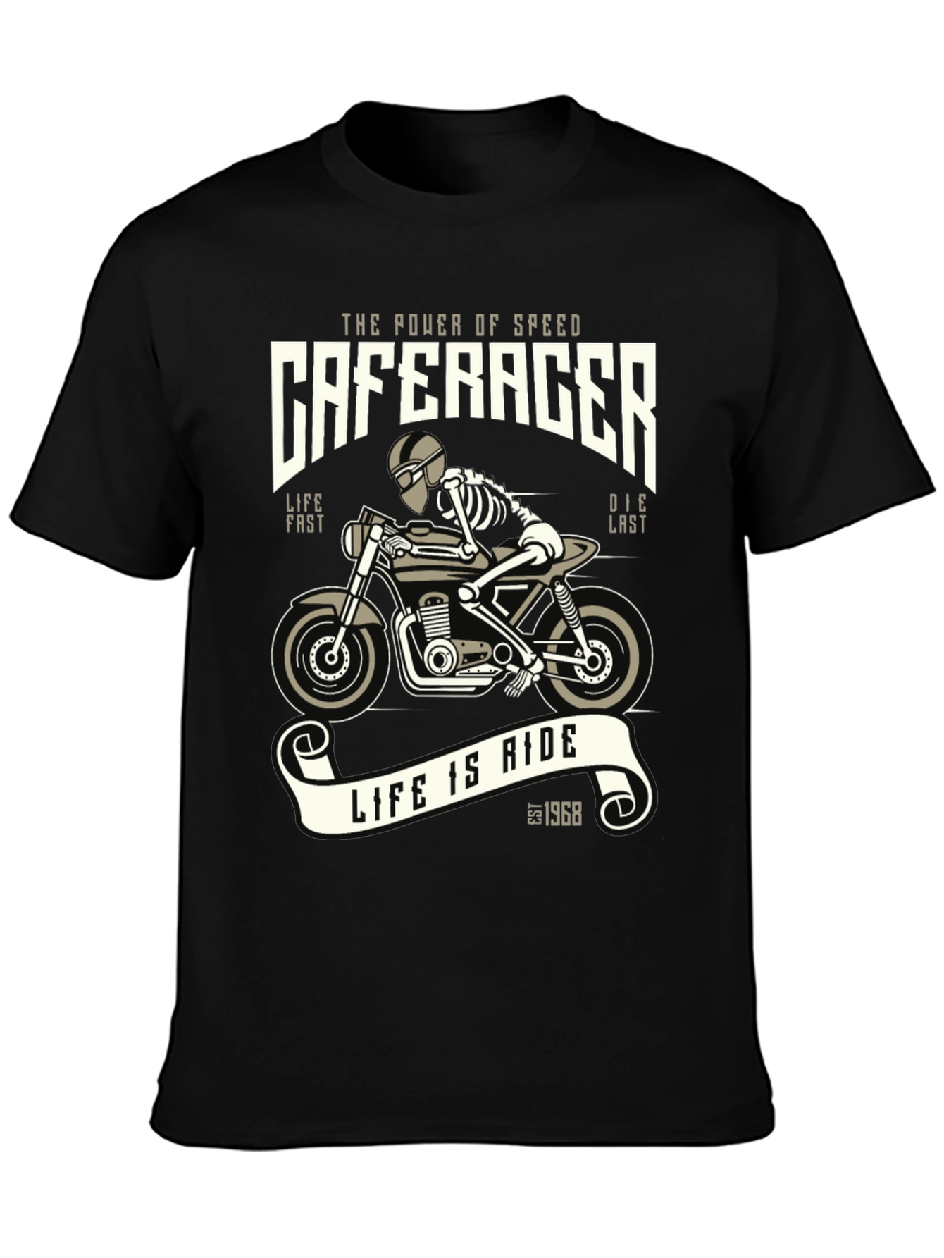 Cafe Racer T-Shirt - Speed and Style