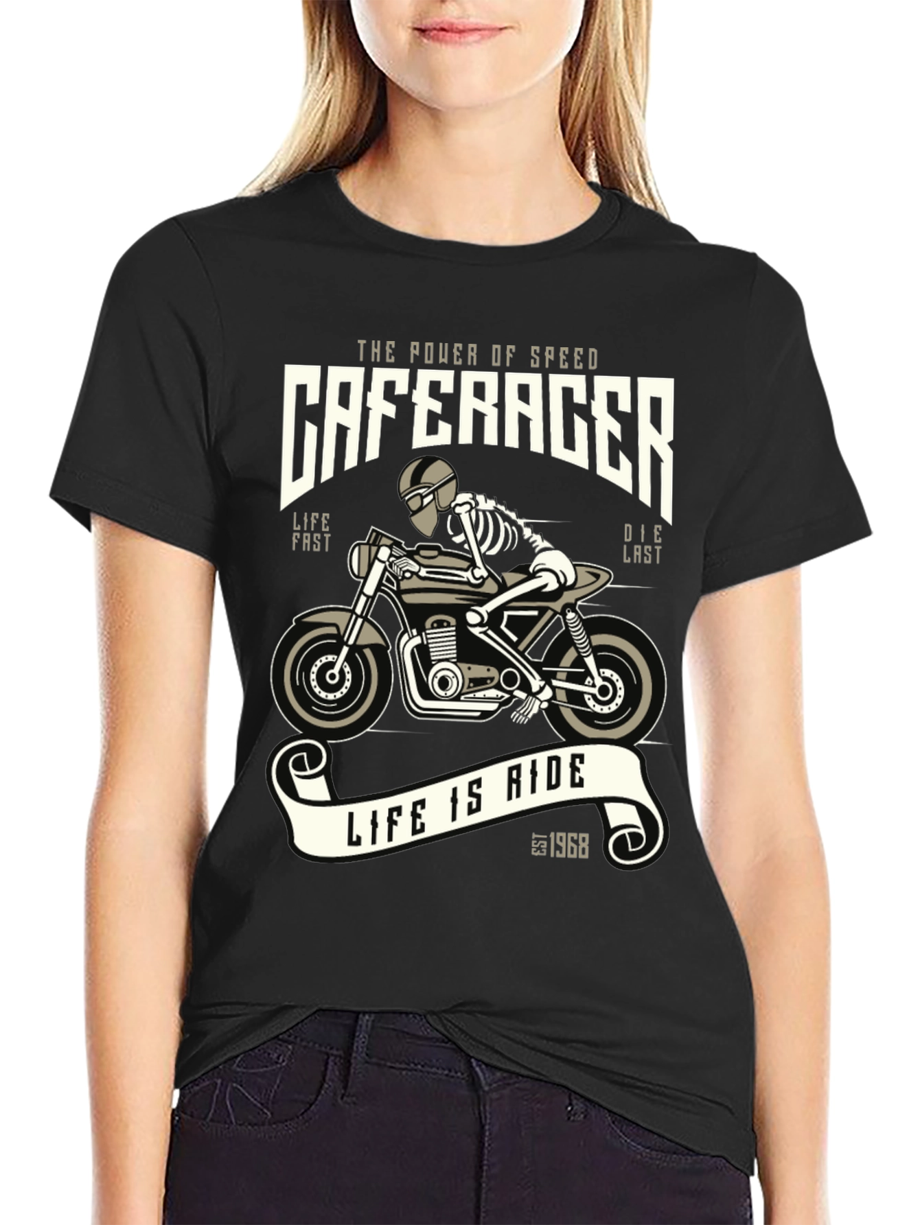 Cafe Racer T-Shirt - Speed and Style