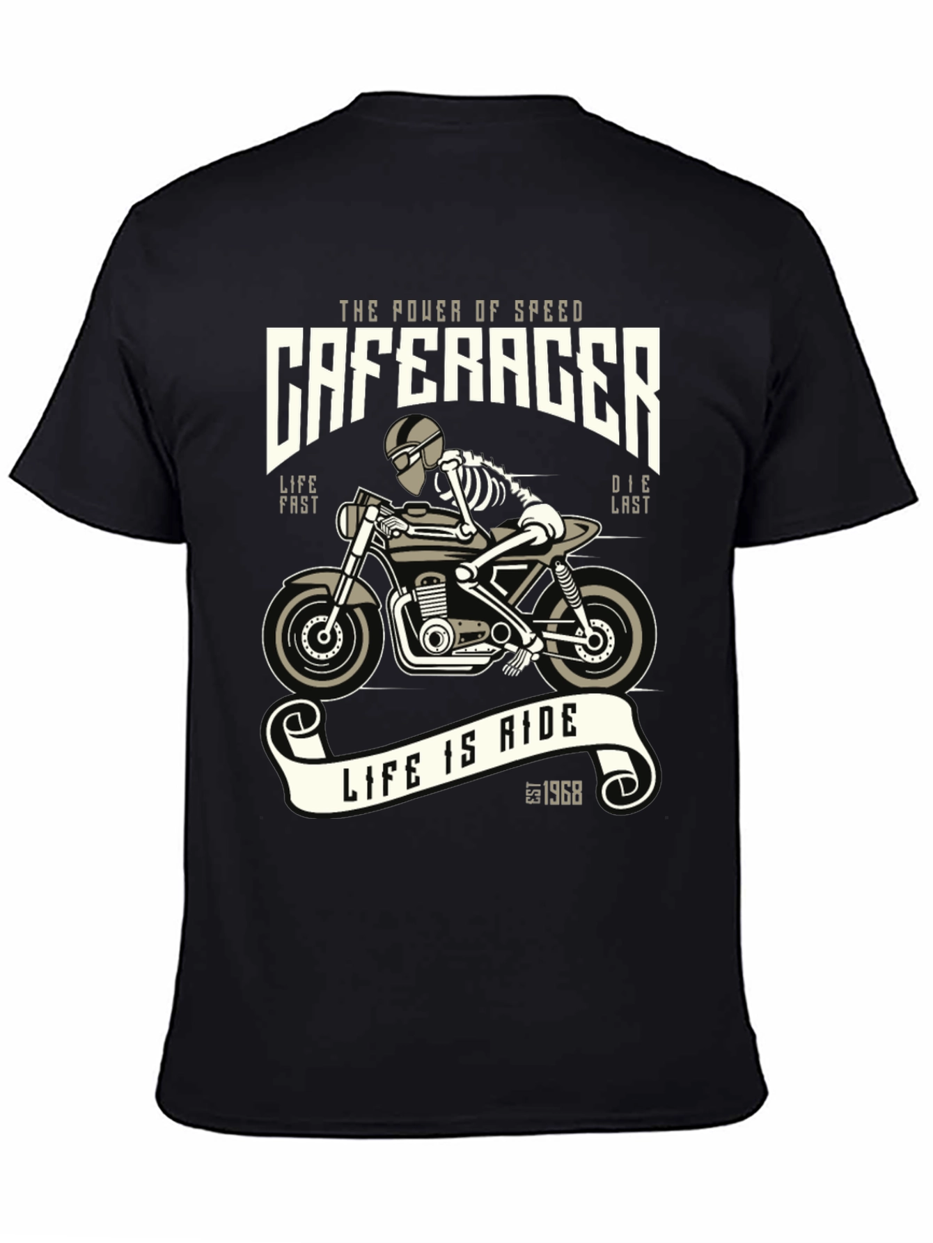 Cafe Racer T-Shirt - Speed and Style