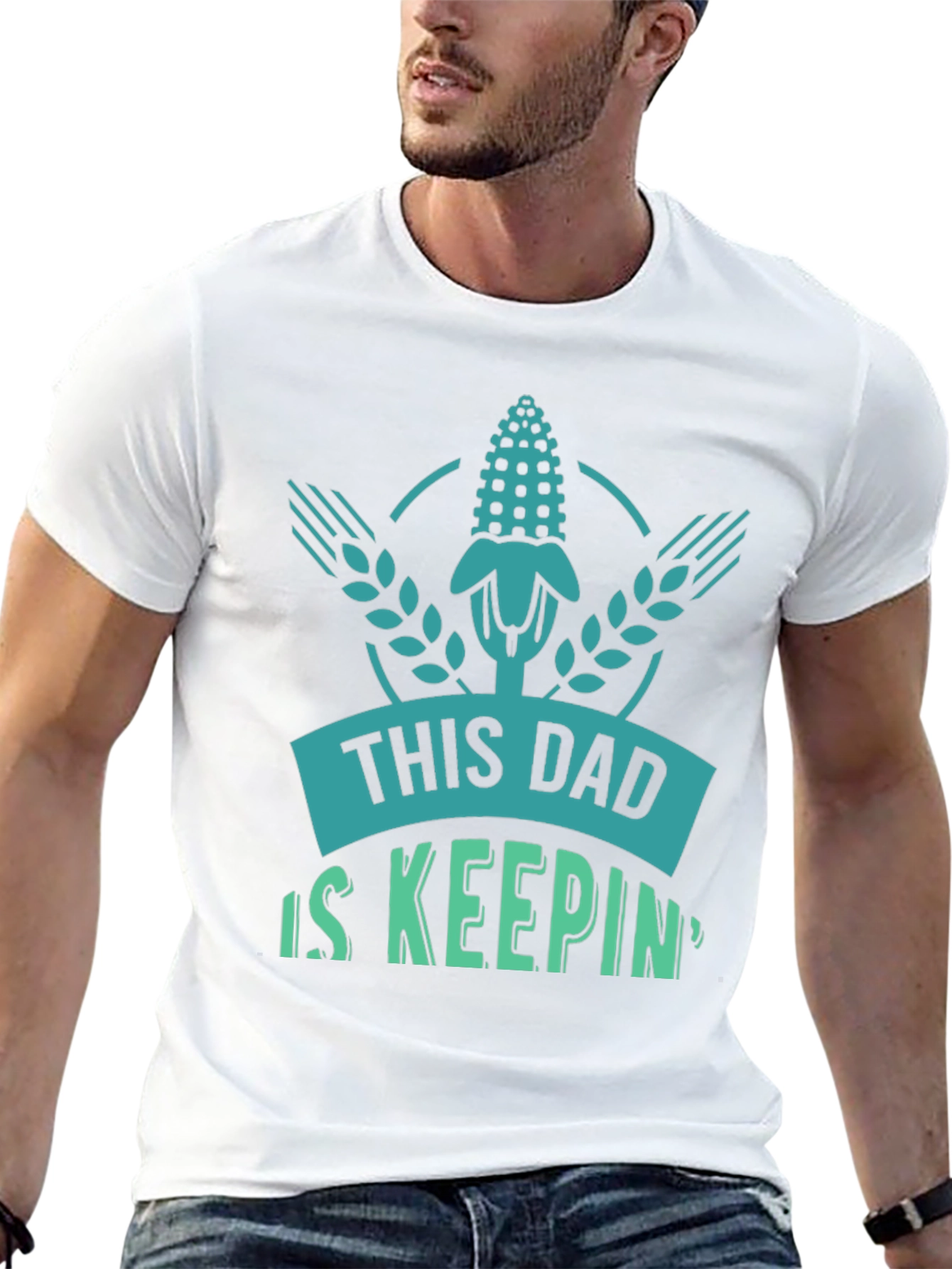 This Dad Is Keeping It Corny Mens Tee