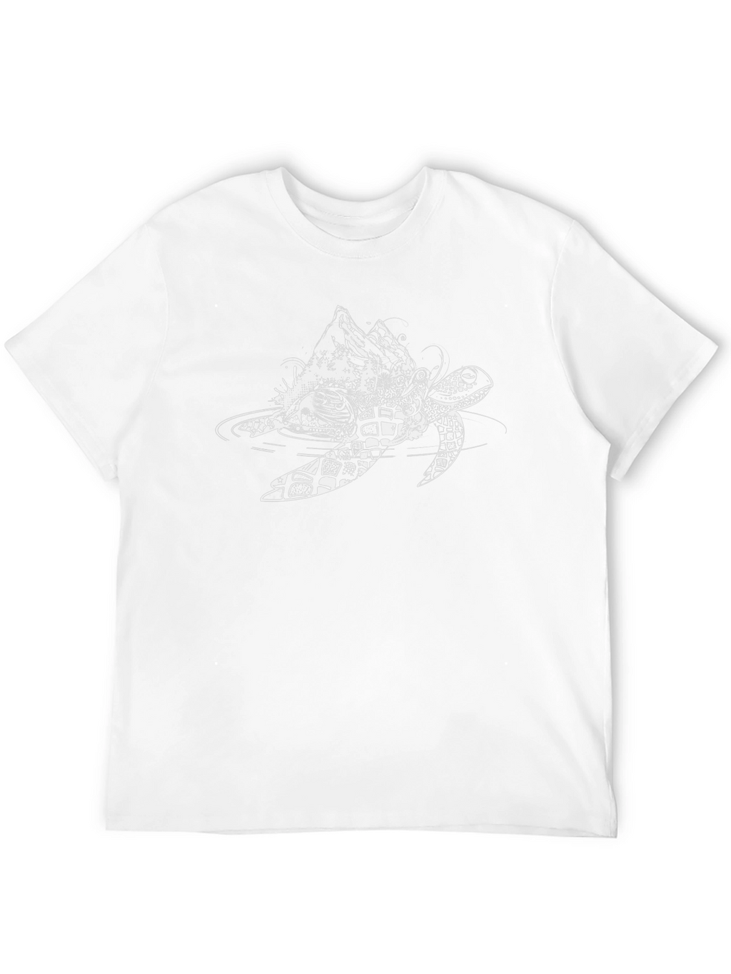 Black Turtle Graphic Tee - Unique Design