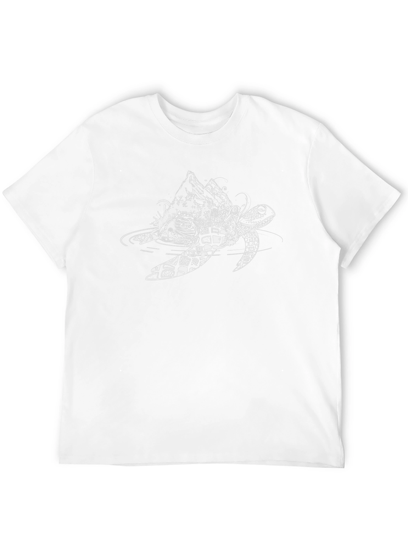 Black Turtle Graphic Tee - Unique Design