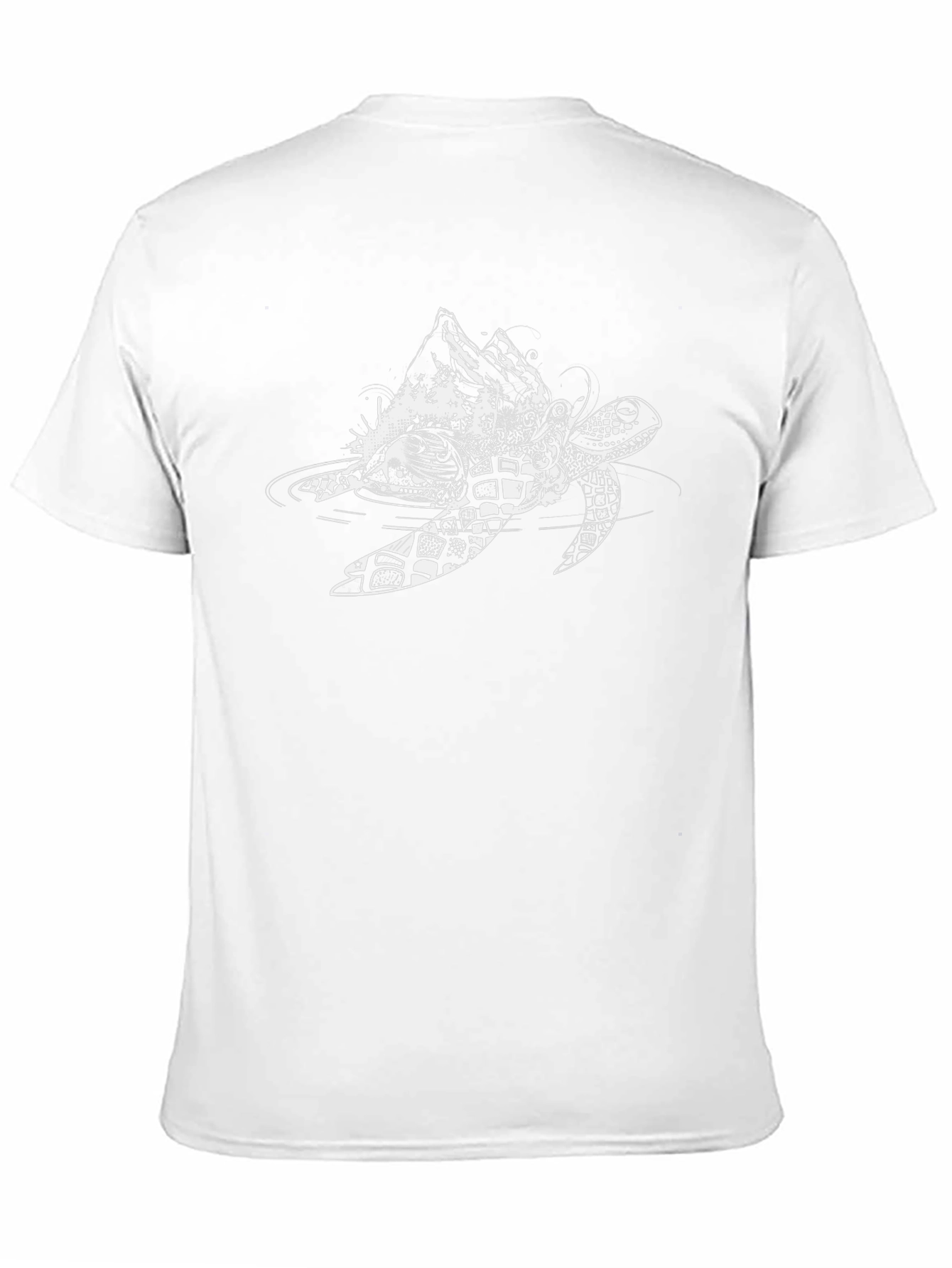 Black Turtle Graphic Tee - Unique Design