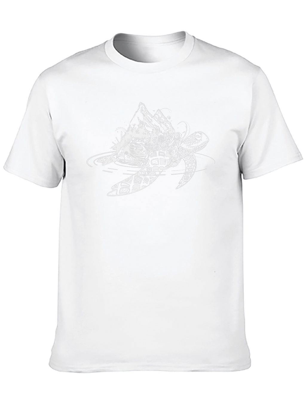 Black Turtle Graphic Tee - Unique Design