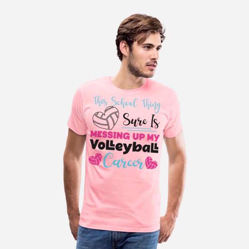 Volleyball Player Team This School