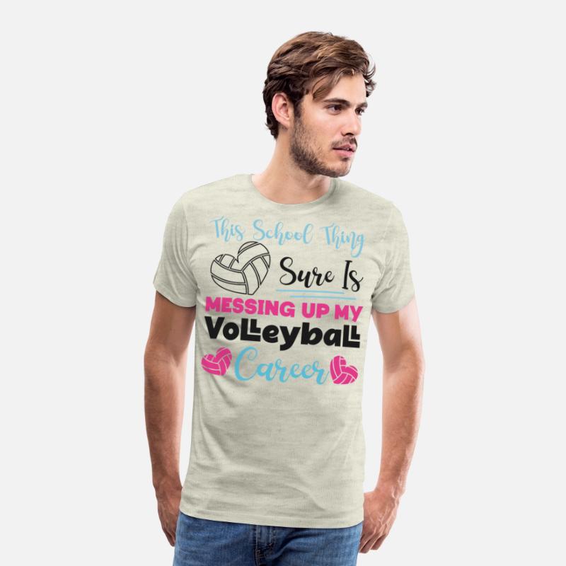 Volleyball Player Team This School
