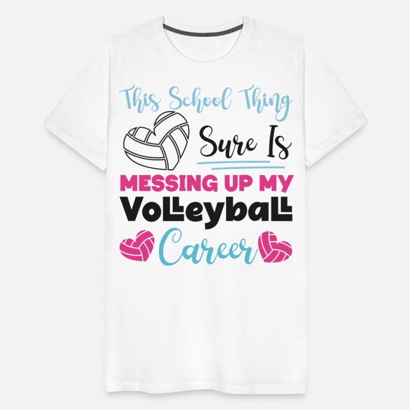Volleyball Player Team This School