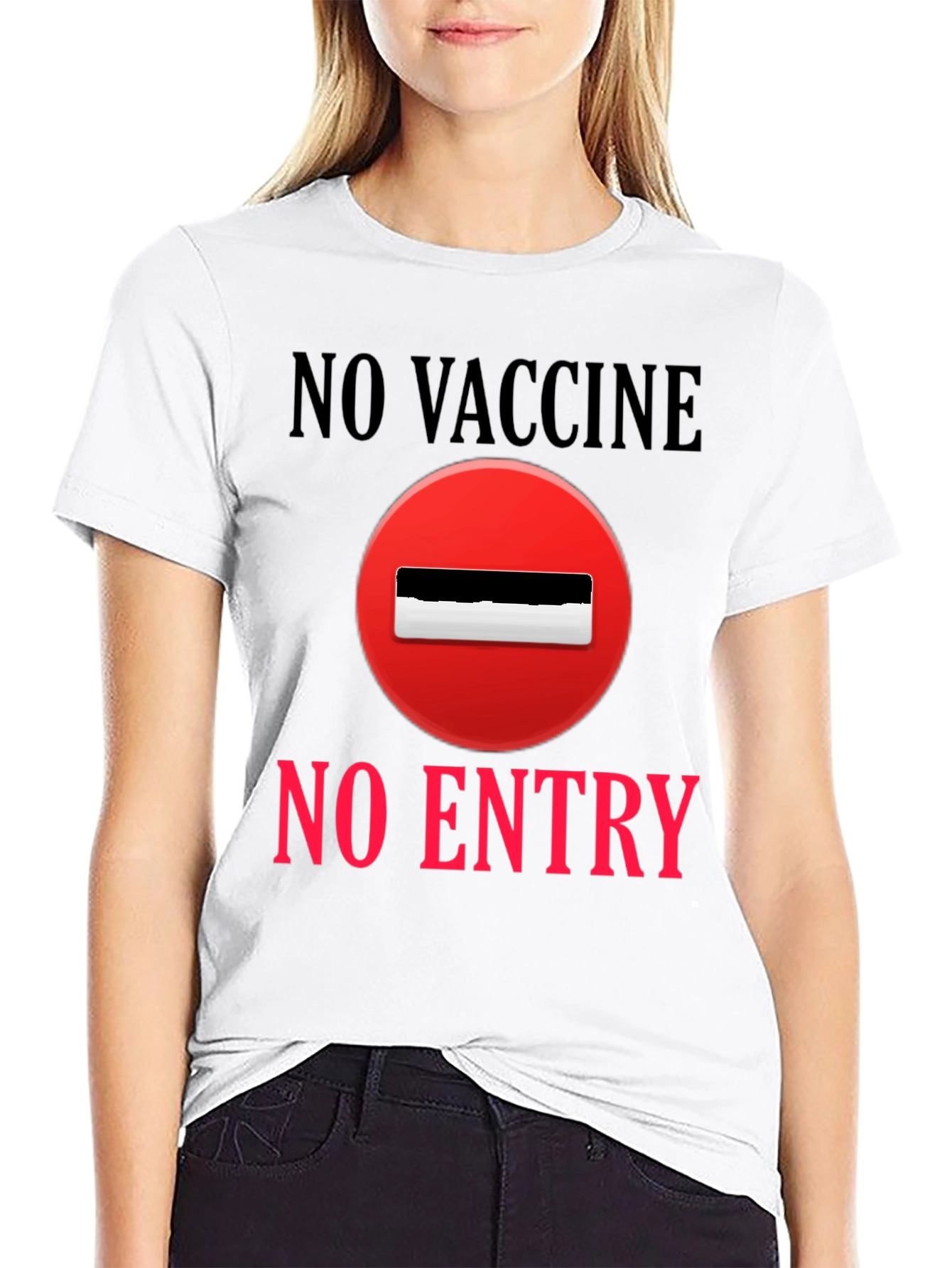 No Vaccine No Entry T-Shirt