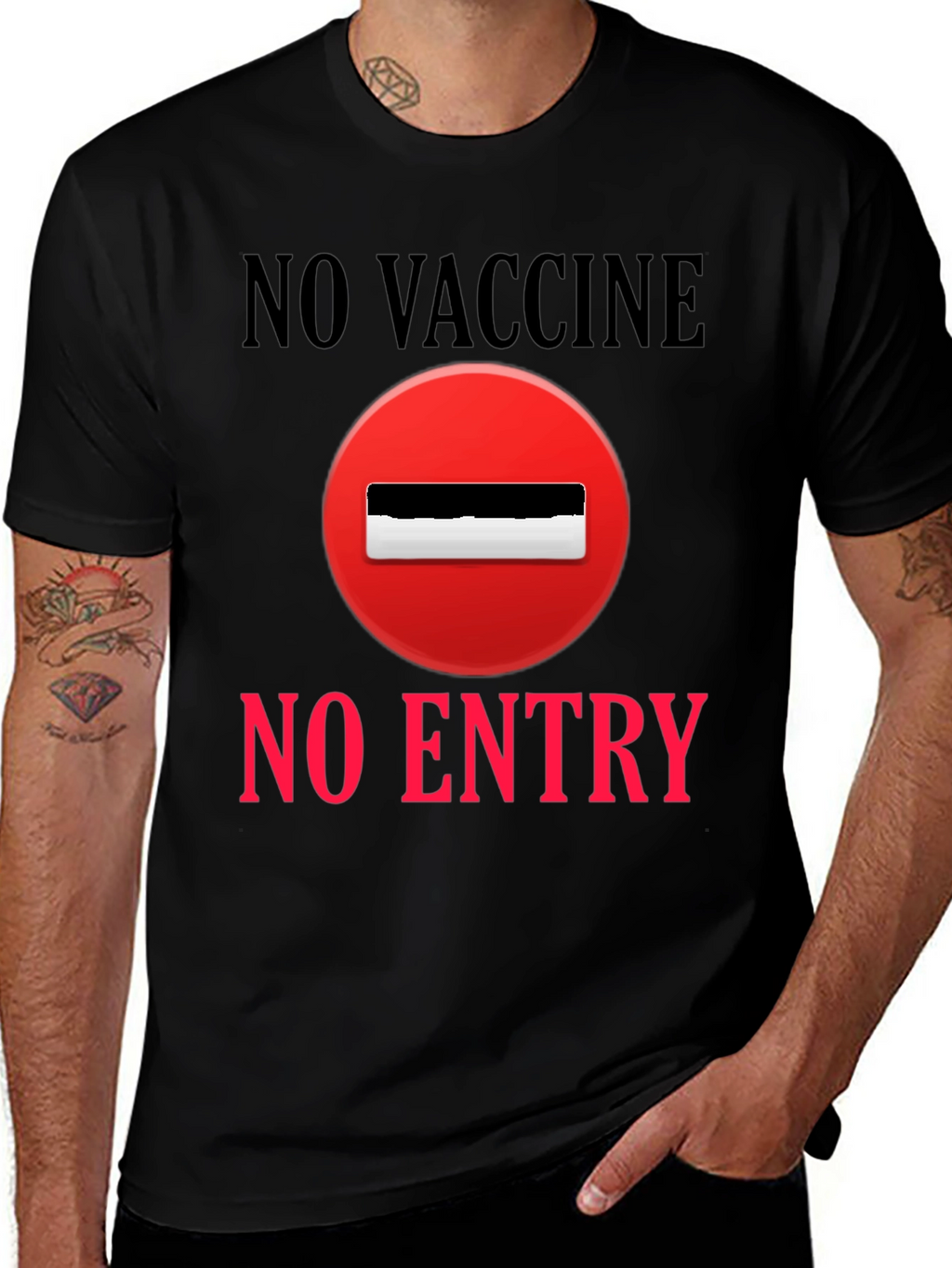 No Vaccine No Entry T-Shirt