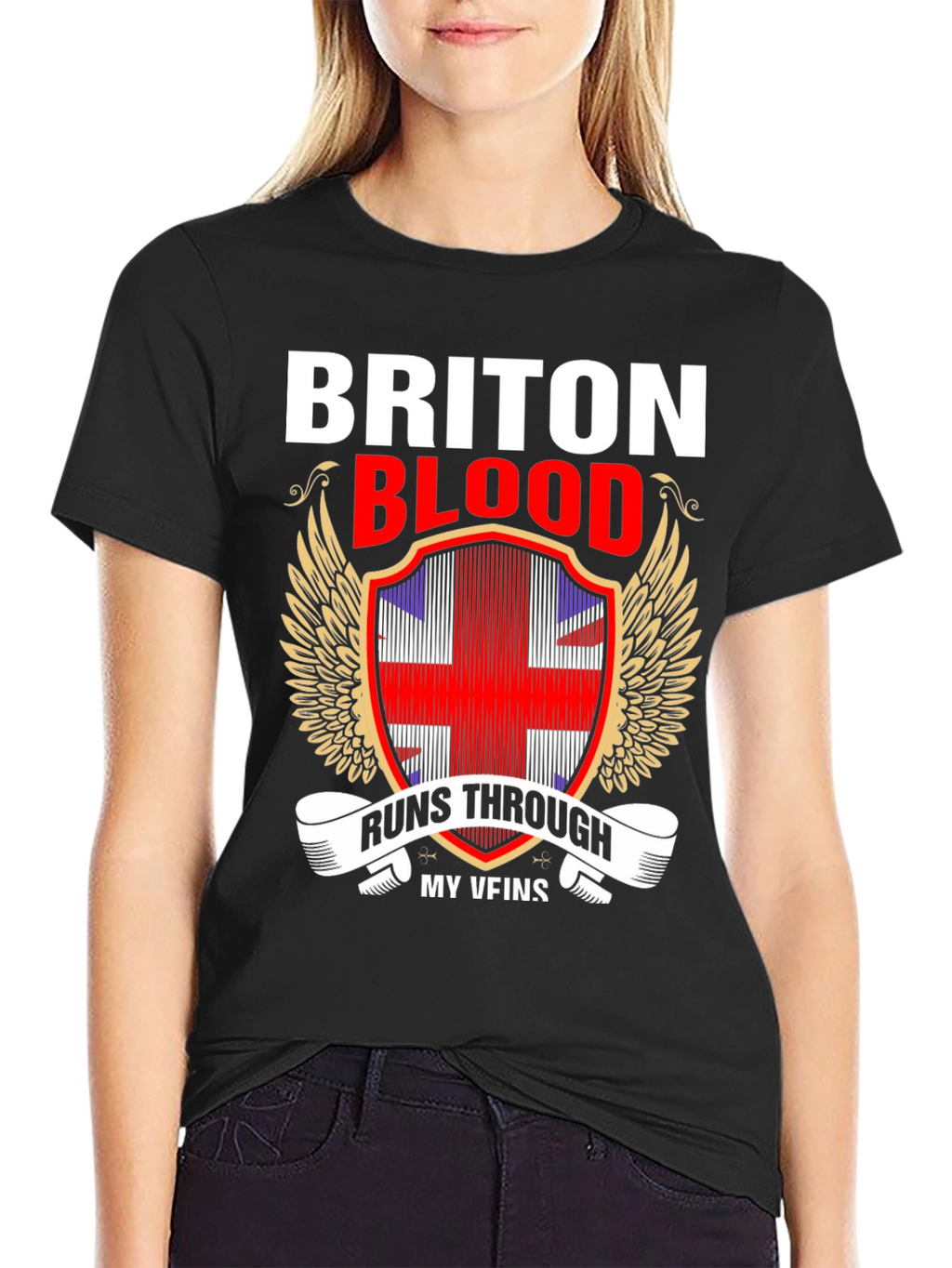 Briton Blood Runs Through My Veins T-Shirt