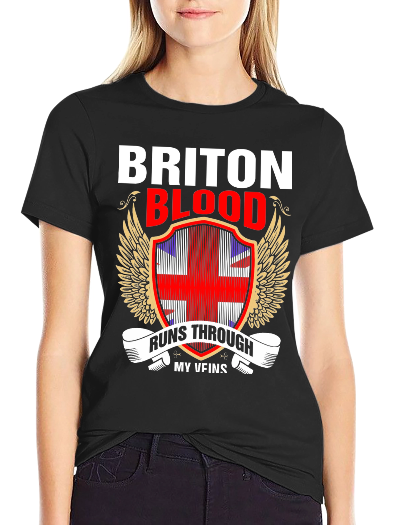 Briton Blood Runs Through My Veins T-Shirt
