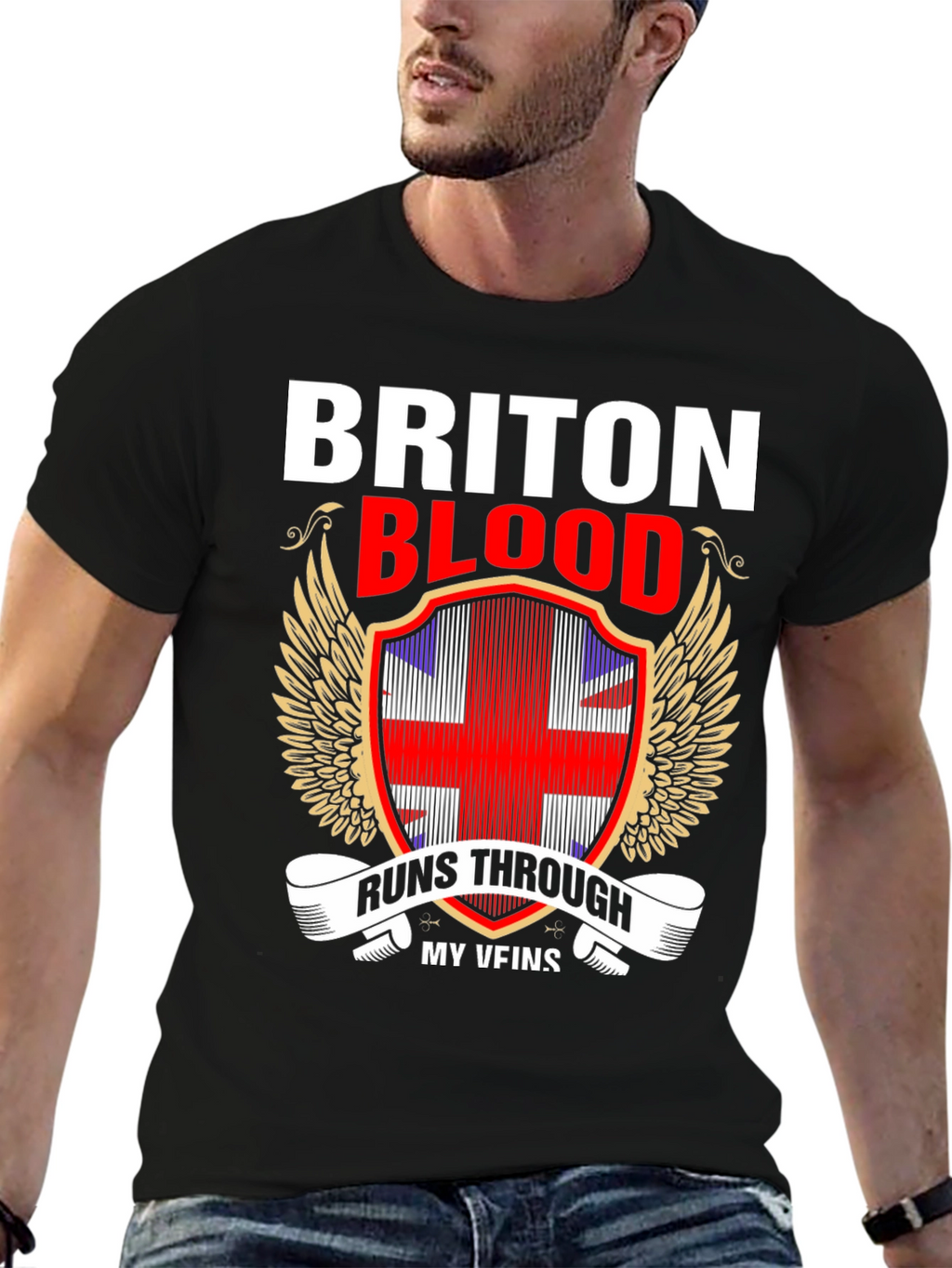 Briton Blood Runs Through My Veins T-Shirt