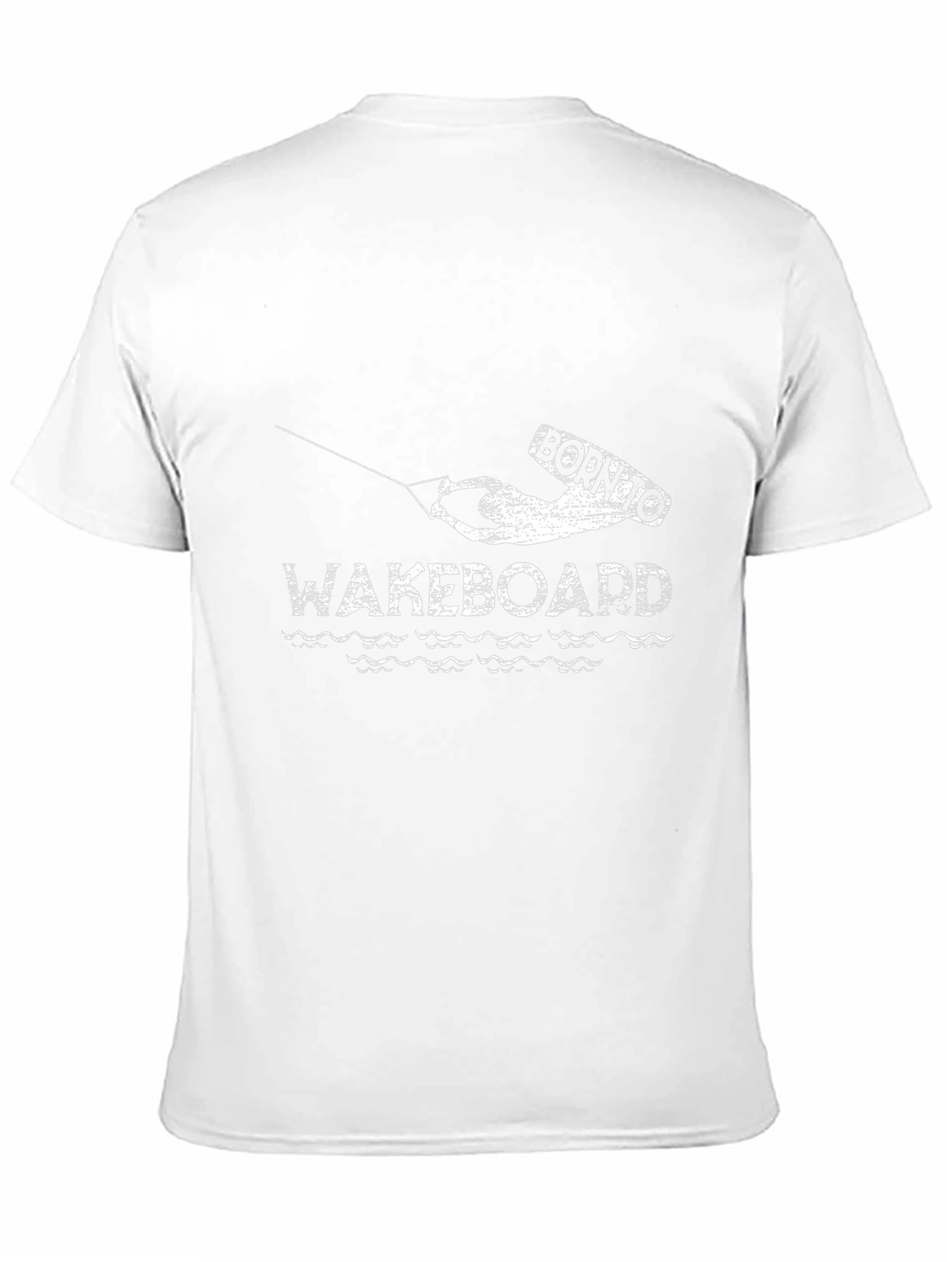 Born to Wakeboard Black Graphic Tee