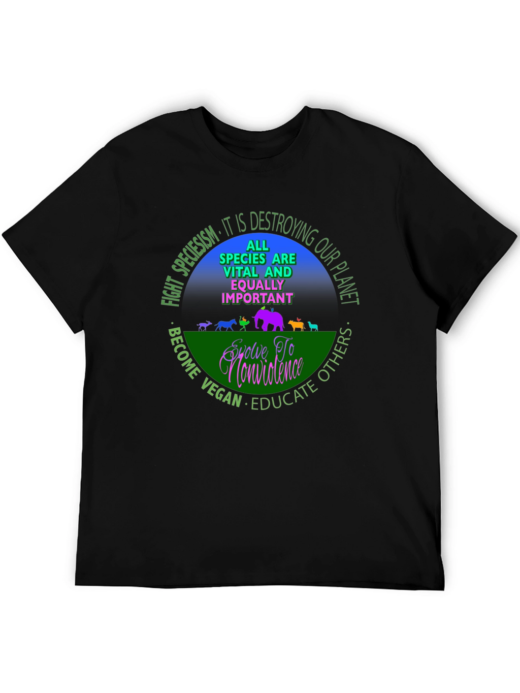 Vegan Equality T-Shirt - Speciesism Awareness Tee