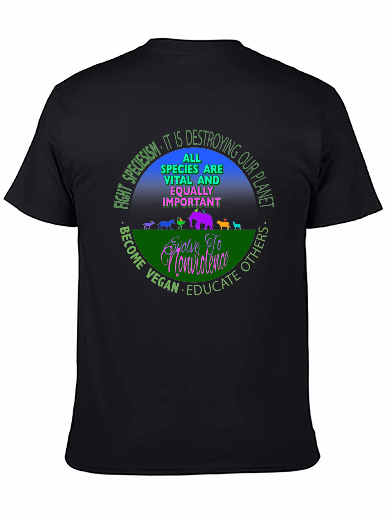 Vegan Equality T-Shirt - Speciesism Awareness Tee