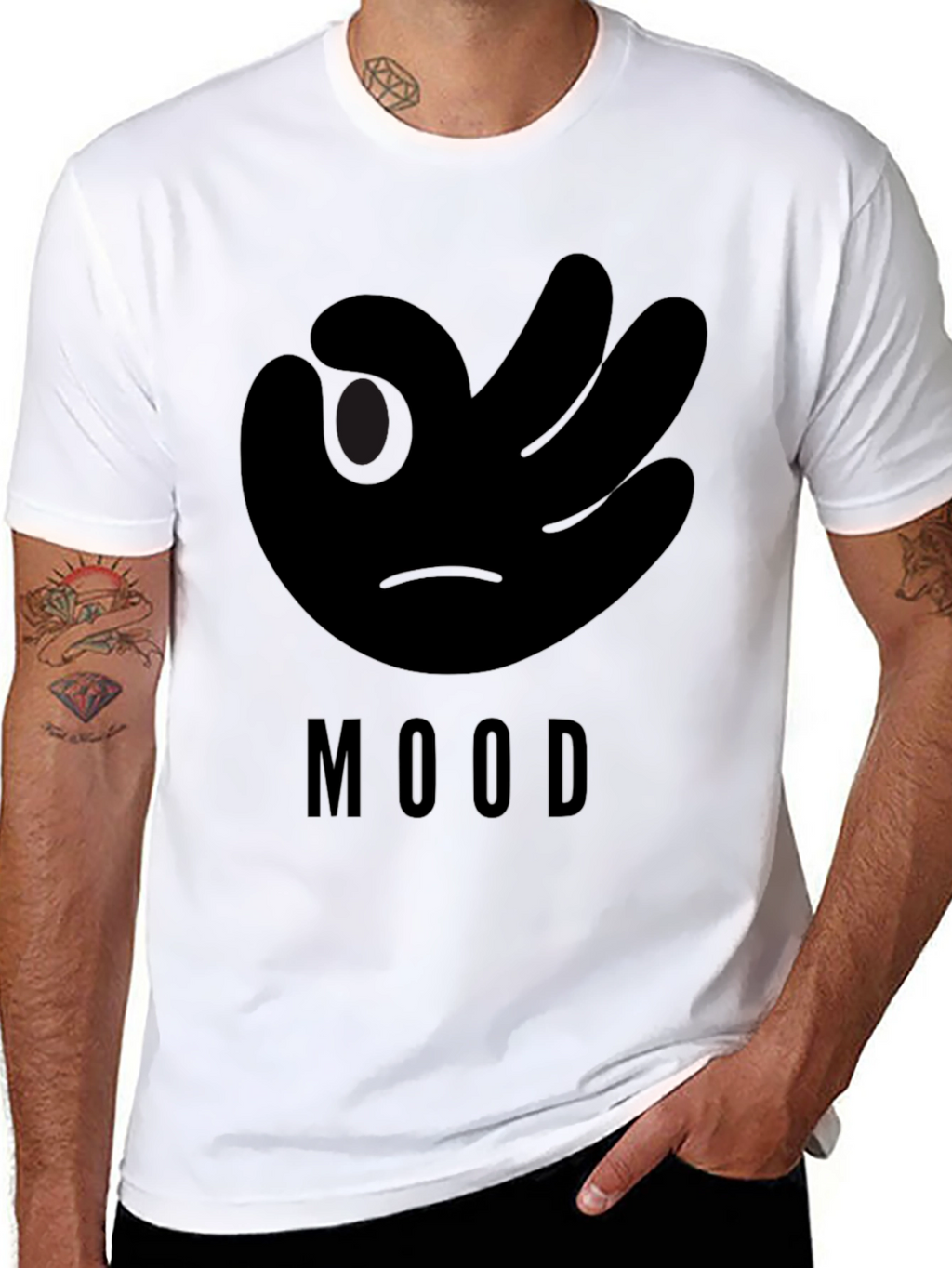 Mood T-Shirt - Black Graphic Tee