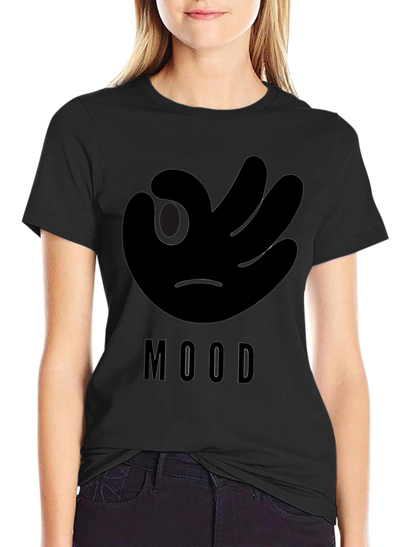 Mood T-Shirt - Black Graphic Tee