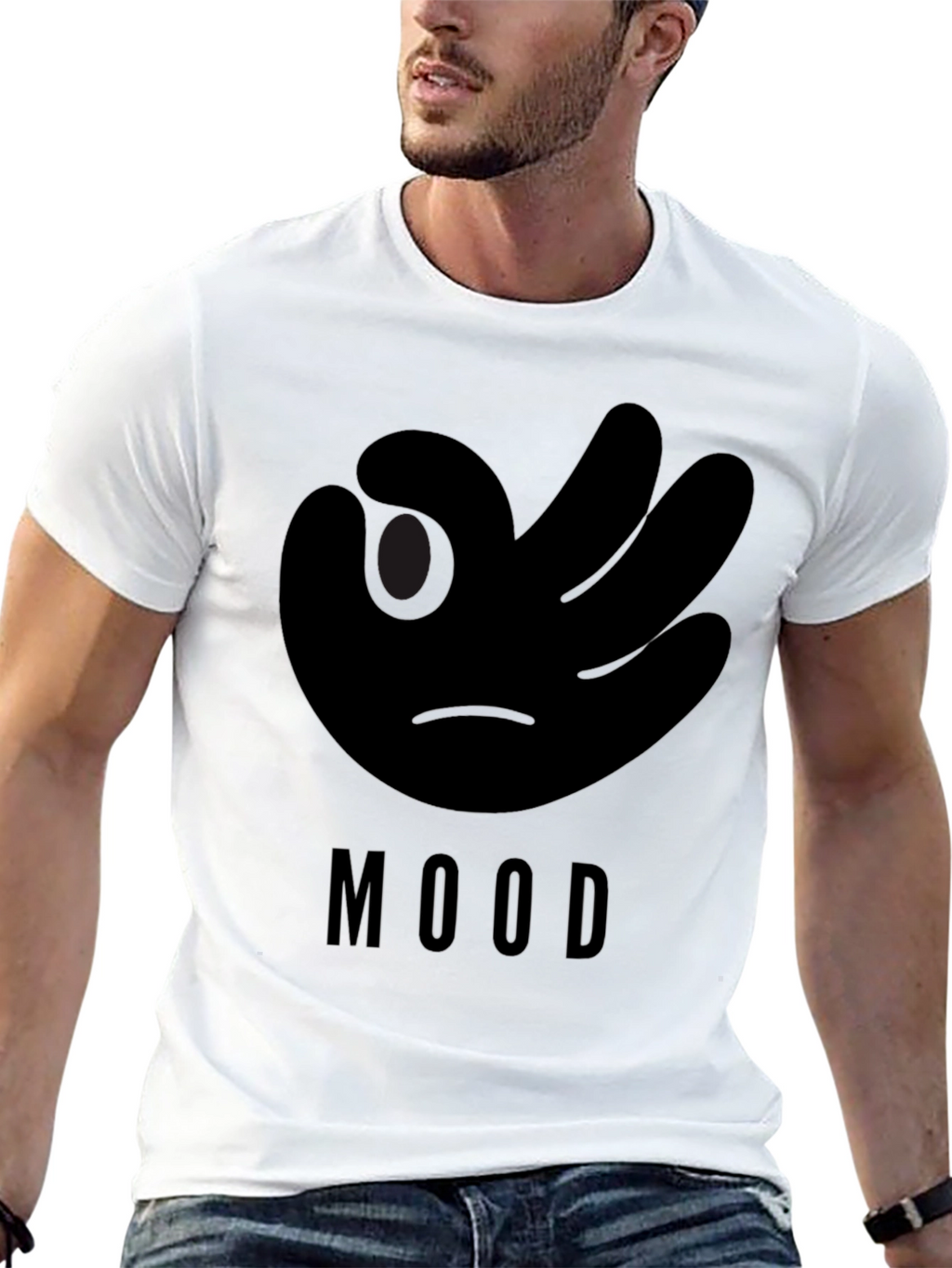 Mood T-Shirt - Black Graphic Tee
