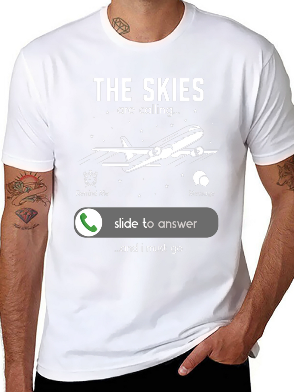 The Skies are Calling Airplane T-Shirt