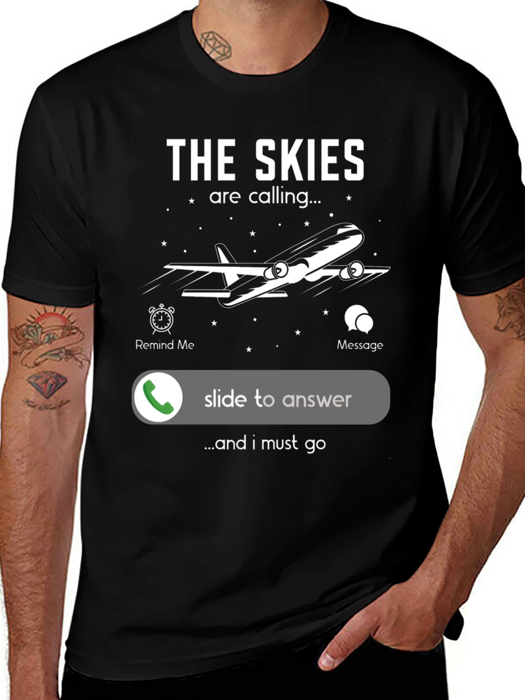 The Skies are Calling Airplane T-Shirt